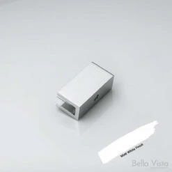 Shower Screen Wall Bracket -HERA Bathware Sales shower screen wall bracket1matte whitebella vista 239071