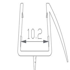 Shower Screen Water Seal – Lower B