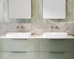 Silksurface 20mm Top Only | Timberline 12 Silksurface 20mm Top Only | Timberline -HERA Bathware Sales silksurface 20mm top only timberlineplain stone tops600mmstone top with undermounted basintimberline 372324