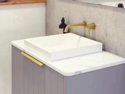 Silksurface 20mm Top Only | Timberline 14 Silksurface 20mm Top Only | Timberline -HERA Bathware Sales silksurface 20mm top only timberlineplain stone tops600mmstone top with undermounted basintimberline 883541