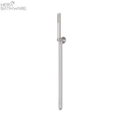 SLIM SHOWER ON BRACKET 4 SLIM SHOWER ON BRACKET -HERA Bathware Sales slim shower on bracketbrushed nickelhand showernero tapware 898595