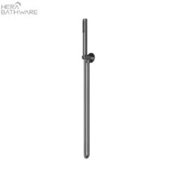 SLIM SHOWER ON BRACKET 5 SLIM SHOWER ON BRACKET -HERA Bathware Sales slim shower on bracketgun metalhand showernero tapware 713047
