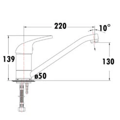 SOLID Basin Mixer 2 - Chrome -HERA Bathware Sales solid basin mixer 2 chromechromebasin mixerbella vista 870108