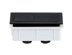 Square Press Button - 7 Colours -HERA Bathware Sales square press button 7 coloursmatte blackbathroom accessorieskdk bathware 655128