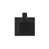 Square Robe Hook - Matte Black -HERA Bathware Sales square robe hook matte blackmatte blackbathroom accessoriesmeir 878155
