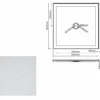 Square Shower Base - SMC900/1200mm -HERA Bathware Sales square shower base smc 9001200mm900900mm centershower basepolymore 865332