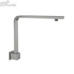 SQUARE Swivel Shower Arm -HERA Bathware Sales square swivel shower armgun metalshower armnero tapware 744725