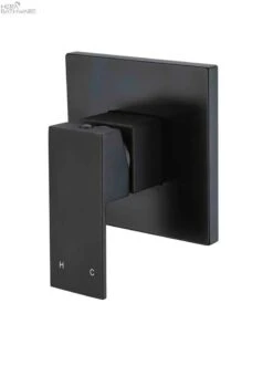 Square Wall Mixer - Matte Black 3 Square Wall Mixer - Matte Black -HERA Bathware Sales square wall mixer matte blackmatte blacktapwaremeir 849099
