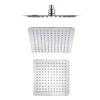 Stainless Square Shower Head -HERA Bathware Sales stainless square shower head200mmchromeshower headbella vista 982686