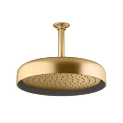 Statement Round Rainhead -HERA Bathware Sales statement round rainheadbrushed brasskohler 454602
