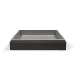 STEPP RECTANGLE BASIN - WALL HUNG 19 STEPP RECTANGLE BASIN - WALL HUNG -HERA Bathware Sales stepp rectangle basin wall hungmidtone greynood co 816808