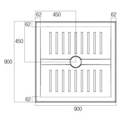 Stonelite™ Access (Anti-Slip) Shower Base | Stonelite™ -HERA Bathware Sales stonelite access anti slip shower base stonelitestainless steel900x900 centre outletshower basestonelite 634827
