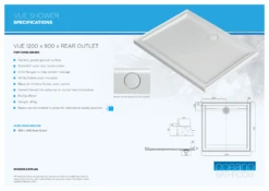 Stonelite™ Vue Shower Base | Stonelite™ 5 Stonelite™ Vue Shower Base | Stonelite™ -HERA Bathware Sales stonelite vue shower base stonelitewhite1200x900 rear outletshower basestonelite 150525