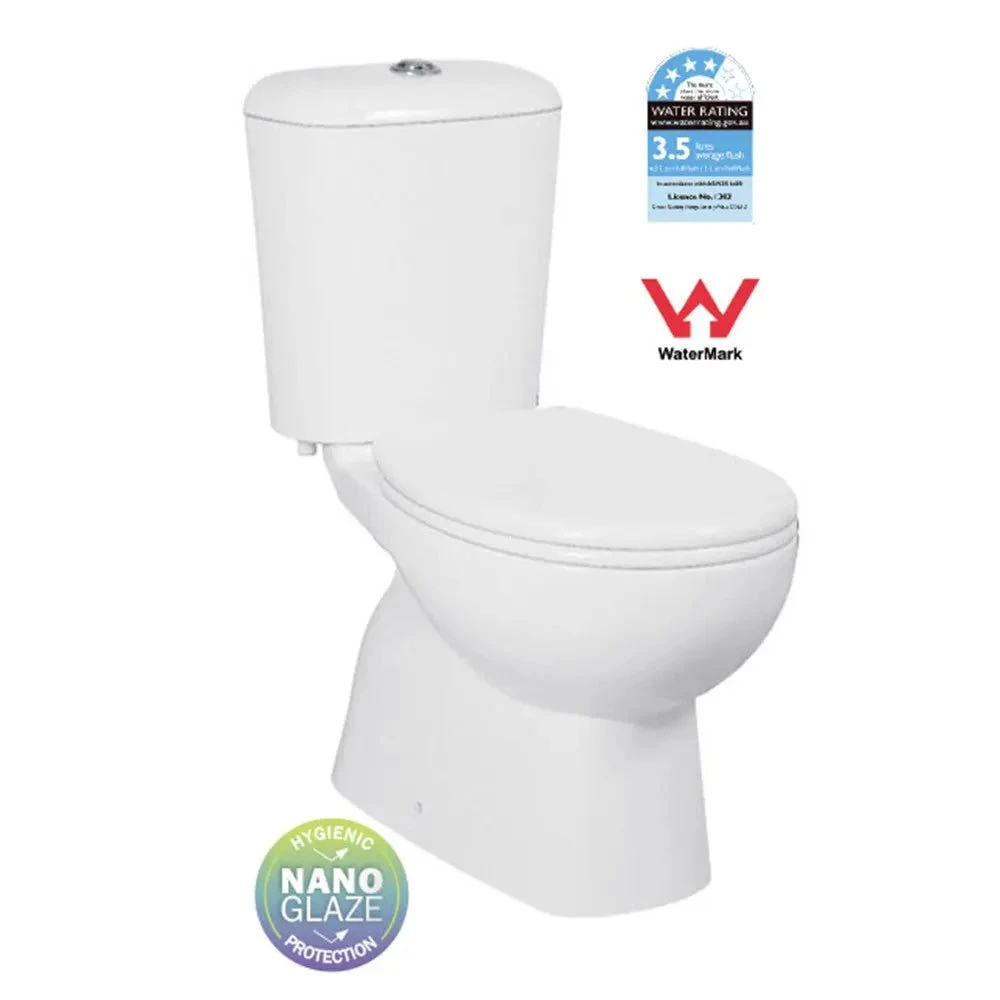 T6009P Rimless Close Couple Toilet Suite T6009P Rimless Close Couple Toilet Suite -HERA Bathware Sales t6009p rimless close couple toilet suitegloss whitetoiletbest bm 426967