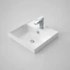 TEO 2.0 450 INSET BASIN 1TH 2 TEO 2.0 450 INSET BASIN 1TH -HERA Bathware Sales teo 20 450 inset basin 1thsquarewhitebasincaroma 463550