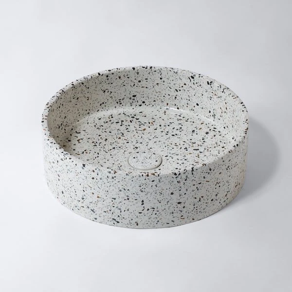 Terrazzo Circle Above Counter Basin | Eight Quarter | EQXITE1 Terrazzo Circle Above Counter Basin | Eight Quarter | EQXITE1 -HERA Bathware Sales terrazzo circle above counter basin eight quarter eqxite1comoabove counter basineight quarter 607107
