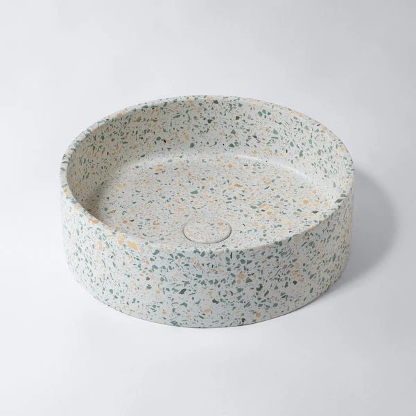 Terrazzo Circle Above Counter Basin | Eight Quarter | EQXITE1 Terrazzo Circle Above Counter Basin | Eight Quarter | EQXITE1 -HERA Bathware Sales terrazzo circle above counter basin eight quarter eqxite1luccaabove counter basineight quarter 374483