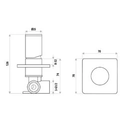 THE GABE Shower Mixer - Brushed Nickel 3 THE GABE Shower Mixer - Brushed Nickel -HERA Bathware Sales the gabe shower mixer brushed nickelbrushed nickelshower mixerlinkware 910020
