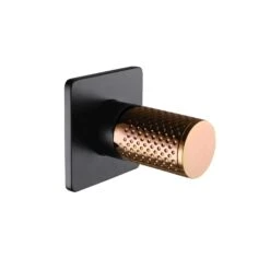 THE GABE Shower Mixer - Matte Black -HERA Bathware Sales the gabe shower mixer matte blackrose gold handlematte blackshower mixerlinkware 997781