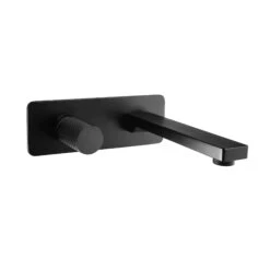 THE GABE Wall Basin Mixer - Matte Black