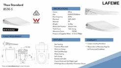 Thea Standard - Smart Electric Bidet Seat BS36-S -HERA Bathware Sales thea standard smart electric bidet seat bs36 stoiletlafeme 441117