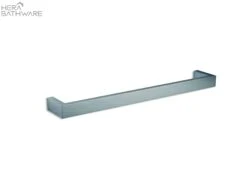 Thermogroup DSS6BR Brushed Square Single Bar Heated Towel Rail