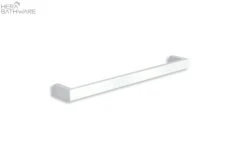 Thermogroup DSS6W Satin White Square Single Bar Heated Towel Rail