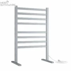 Thermogroup FS55E Straight Flat Free-Standing Heated Towel Rail 590*900*355mm