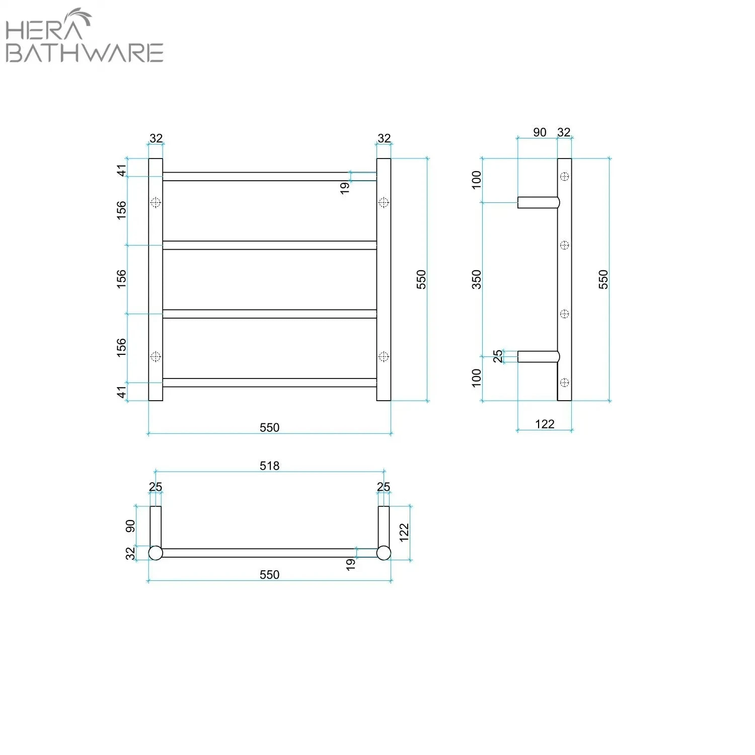Thermogroup SR25MBN Brushed Nickel Round Ladder Heated Towel Rail 550*550*122mm Thermogroup SR25MBN Brushed Nickel Round Ladder Heated Towel Rail 550*550*122mm -HERA Bathware Sales thermogroup sr25mbn brushed nickel round ladder heated towel rail 550550122mmbrushed nickelheated towel railthermogroup 575492