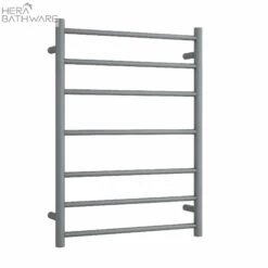 Thermogroup SR44MGM Gun Metal Round Ladder Heated Towel Rail 600*800*122mm