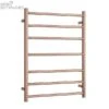 Thermogroup SR44MRG Polished Rose Gold Round Heated Ladder Rail 600*800*122mm -HERA Bathware Sales thermogroup sr44mrg polished rose gold round heated ladder rail 600800122mmpolished rose goldheated towel railthermogroup 862290