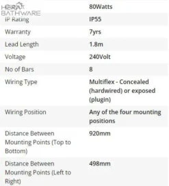 Thermogroup SRB27M Brushed Straight Round Ladder Heated Towel Rail 530*1120*122mm -HERA Bathware Sales thermogroup srb27m brushed straight round ladder heated towel rail 5301120122mmbrushed stainless steelheated towel railthermogroup 171215