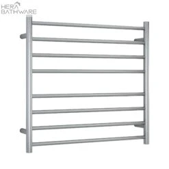 Thermogroup SRB33M Brushed Round Ladder Heated Towel Rail 750*700*122mm