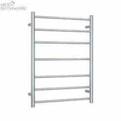 Thermogroup SRB4412 Brushed 12Volt Round Ladder Heated Towel Rail 600*800*122mm