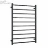 Thermogroup SS88MB Matt Black Square Ladder Heated Towel Rail 800*1160*120mm -HERA Bathware Sales thermogroup ss88mb matt black square ladder heated towel rail 8001160120mmmatte blackheated towel railthermogroup 149492