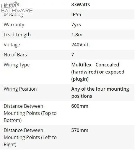 Thermogroup SSB44M Straight Square Ladder Heated Towel Rail 600*800*120mm Thermogroup SSB44M Straight Square Ladder Heated Towel Rail 600*800*120mm -HERA Bathware Sales thermogroup ssb44m straight square ladder heated towel rail 600800120mmbrushed stainless steelheated towel railthermogroup 153742