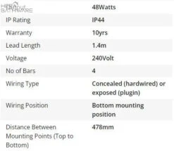 Thermogroup SV35 Straight Square Swivel Heated Towel Rail 600*540*99mm -HERA Bathware Sales thermogroup sv35 straight square swivel heated towel rail 60054099mmstainless steelheated towel railthermogroup 108173