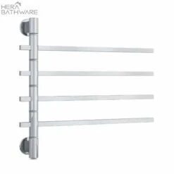 Thermogroup SV35 Straight Square Swivel Heated Towel Rail 600*540*99mm