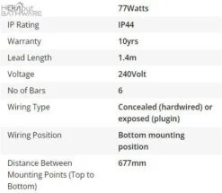 Thermogroup SV43 Straight Round Swivel Heated Towel Rail 675*740*99mm -HERA Bathware Sales thermogroup sv43 straight round swivel heated towel rail 67574099mmstainless steelheated towel railthermogroup 818186