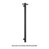 Thermogroup VS900HB Matt Black Round Vertical Single Heated Rail-W142xH900xD100mm 1 Thermogroup VS900HB Matt Black Round Vertical Single Heated Rail-W142xH900xD100mm -HERA Bathware Sales thermogroup vs900hb matt black round vertical single heated rail w142xh900xd100mmmatte blackheated towel railthermogroup 523574