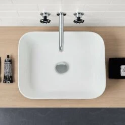 TRIBUTE Above Counter Basin - Rectangle 490mm | CAROMA