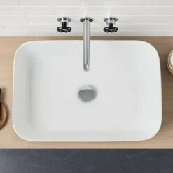 TRIBUTE Above Counter Basin - Rectangle 600mm | CAROMA