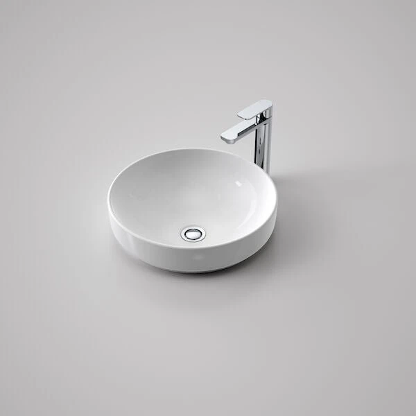 TRIBUTE Inset Round Basin 405mm | CAROMA TRIBUTE Inset Round Basin 405mm | CAROMA -HERA Bathware Sales tribute inset round basin 405mm caromasemi recessed basincaroma 263302