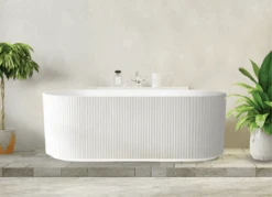 Trina Freestanding Fluted Bathtub 1500/1700mm