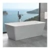 Turin Free Standing Bathtub -HERA Bathware Sales turin free standing bathtubgloss white1500mmbathtubbest bm 155861