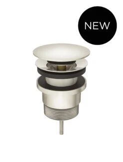 Universal All-in-one Pop Up Waste - Basin & Bath -HERA Bathware Sales universal all in one pop up waste basin bathbrushed nickelbathroom wastemeir 415779