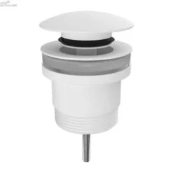 Universal Pop Up Waste | NERO -HERA Bathware Sales universal pop up waste neromatte whitepop up wastenero tapware 630868