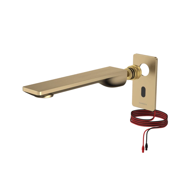 URBANE II Sensor 180mm Wall outlet tap - Trim Kit | Caroma URBANE II Sensor 180mm Wall Outlet Tap - Trim Kit | Caroma -HERA Bathware Sales urbane ii sensor 180mm wall outlet tap trim kit caromabrushed brasswall basin mixercaroma 613321