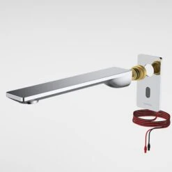 URBANE II Sensor 220mm Wall Outlet Tap - Trim Kit | Caroma 5 URBANE II Sensor 220mm Wall Outlet Tap - Trim Kit | Caroma -HERA Bathware Sales urbane ii sensor 220mm wall outlet tap trim kit caromatrim kits only chromewall basin mixercaroma 831098