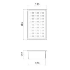 URBANE II STAINLESS STEEL COLANDER